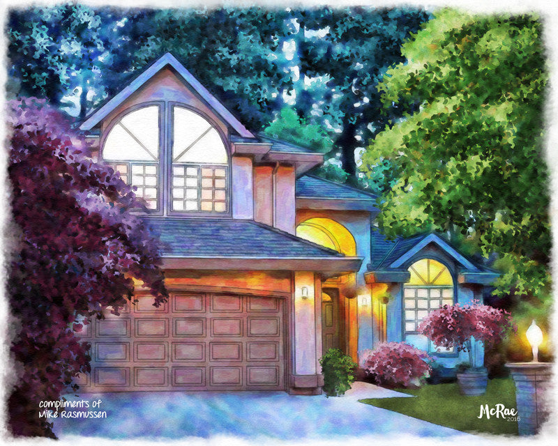 Vibrant and Cozy House Portrait